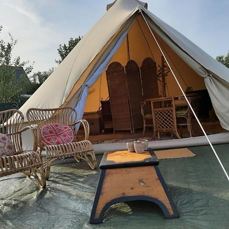 Glamping De Vrije Wind Hotel Houwerzijl Buitenkant foto